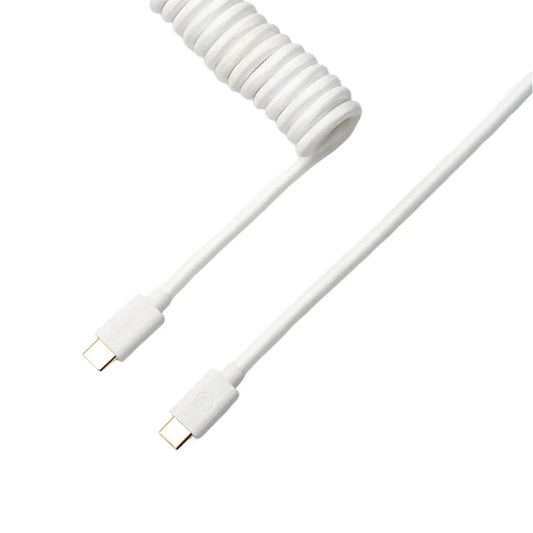 Keychron Coiled Aviator White Cable My Store