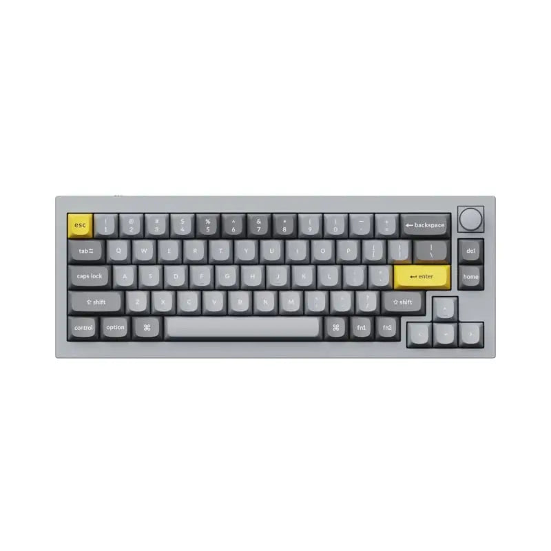 Keychron Q2 65% Red G Pro Switches Aluminium RGB Wired Keyboard – Grey My Store